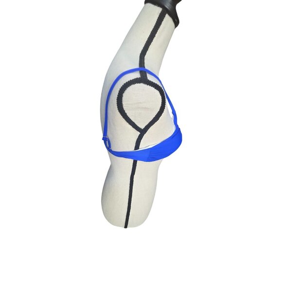 Herseas Blue Bikini Set With Ruched Top & Adjustable Straps*Medium *NWT - Picture 4 of 10